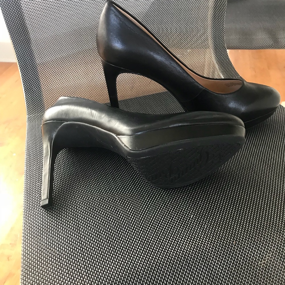 Black Leather heels